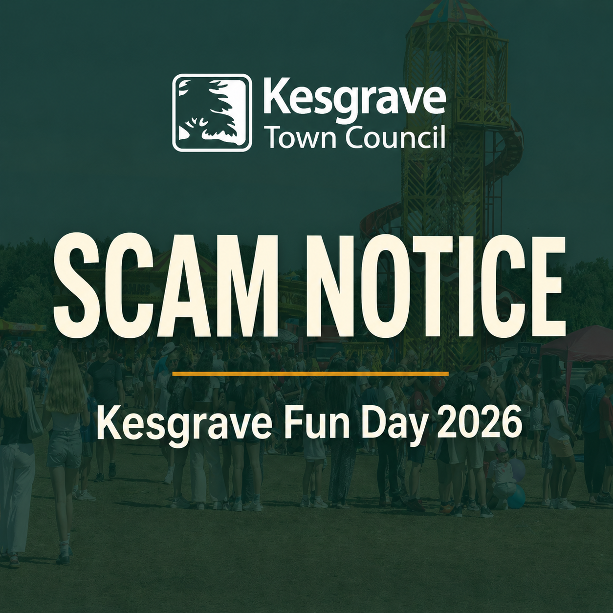 Kesgrave Fun Day Pitch Enquiries & Scam Awareness